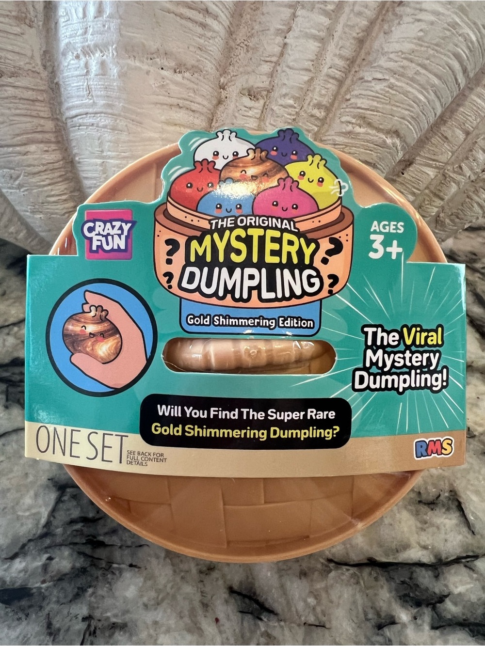 ✨💛Gold Shimmering RMS Mystery Dumpling #glam #texture #squishy #trending #viral